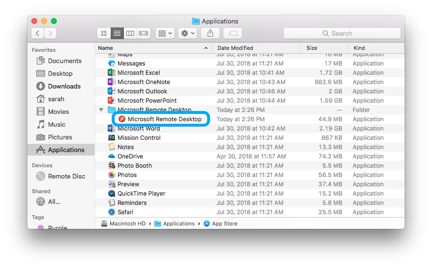 microsoft remote desktop for mac install